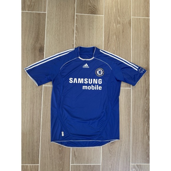 Vintage Chelsea Adidas 2006/07 Home Football Jersey Mens Large Blue Soccer Shirt - Picture 1 of 16